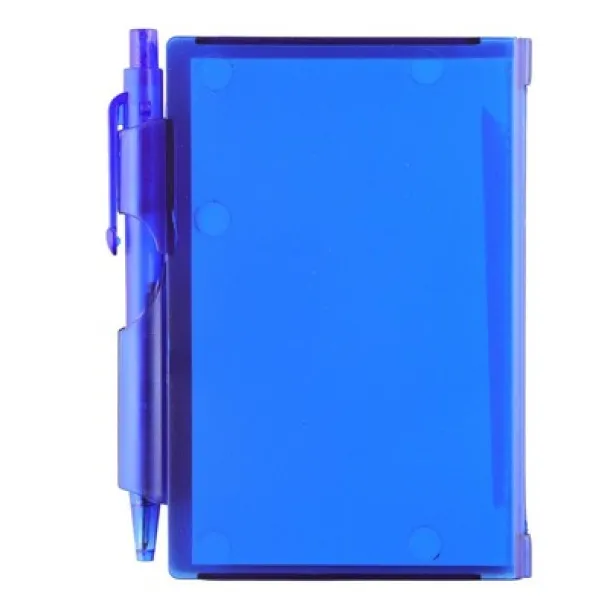  Notebook approx. A7 with ball pen navy blue