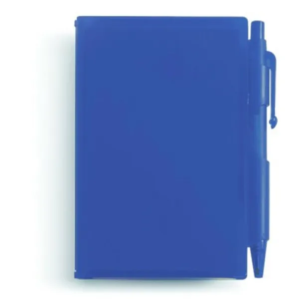  Notebook approx. A7 with ball pen navy blue