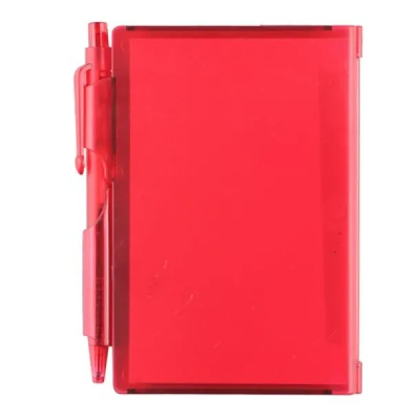  Notebook approx. A7 with ball pen red