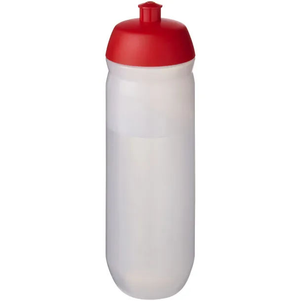 HydroFlex™ Clear 750 ml sport bottle Red Frosted white