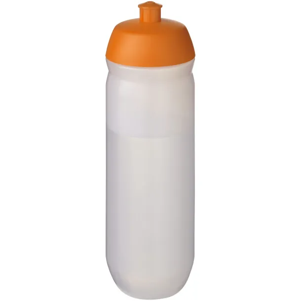 HydroFlex™ Clear 750 ml sport bottle Orange Frosted white