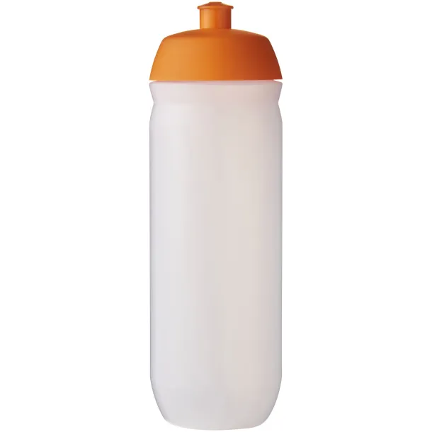 HydroFlex™ Clear 750 ml sport bottle Orange Frosted white