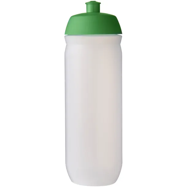 HydroFlex™ Clear 750 ml sport bottle Green Frosted white