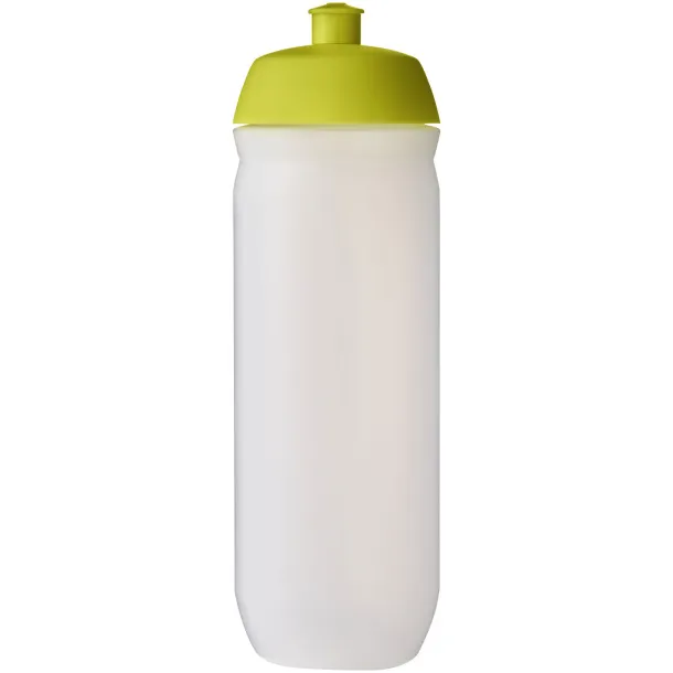 HydroFlex™ Clear 750 ml sport bottle Lime green Frosted white