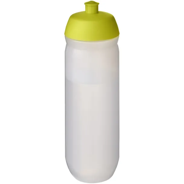 HydroFlex™ Clear 750 ml sport bottle Lime green Frosted white