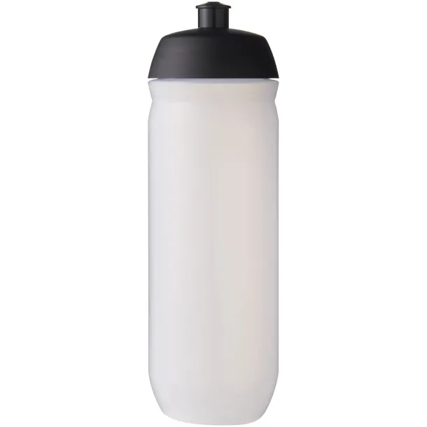 HydroFlex™ Clear 750 ml sport bottle Solid black Frosted white