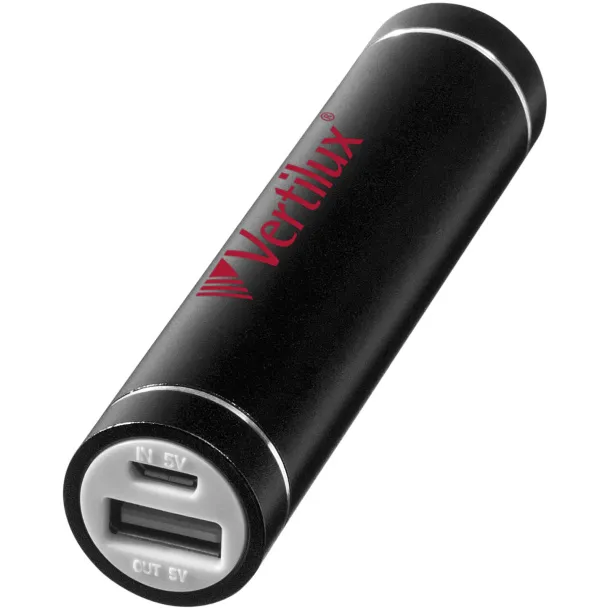 Bolt prijenosna baterija kapaciteta 2200 mAh - Bullet Crna