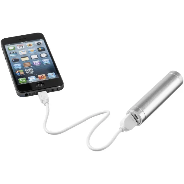 Bolt 2200 mAh power bank - Bullet Silver