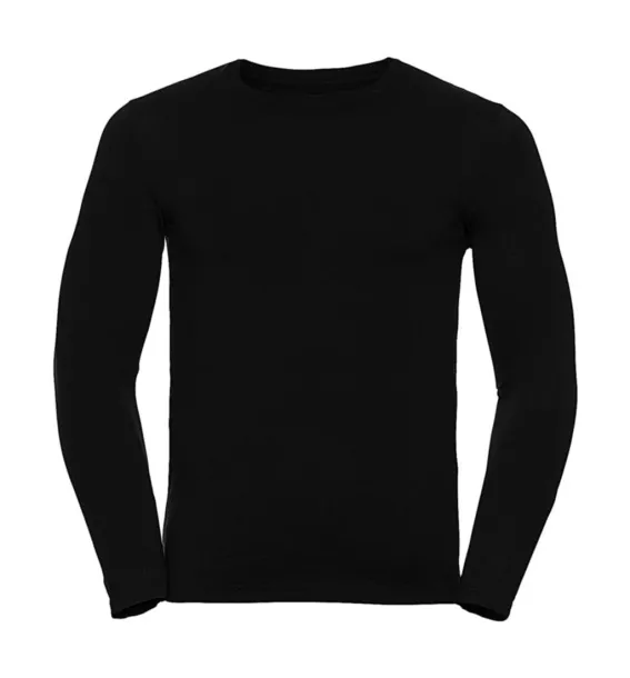  Muška majica dugih rukava, 160 g/m² - Russell  Crna