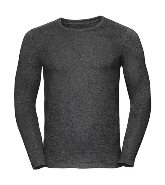  Men’s Long Sleeve HD T - Russell  Grey Marl