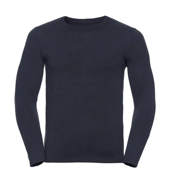  Men’s Long Sleeve HD T - Russell  French Navy