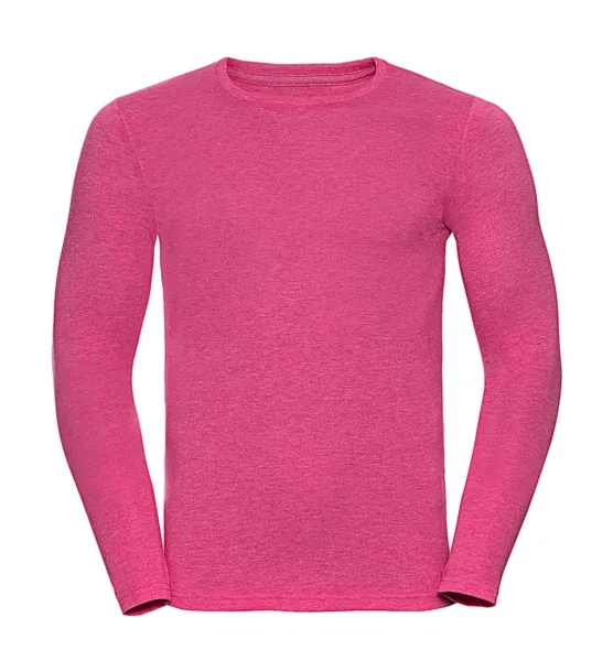  Men’s Long Sleeve HD T - Russell  Pink Marl