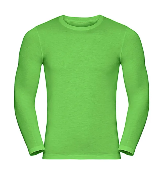  Men’s Long Sleeve HD T - Russell  Green Marl