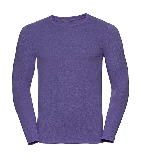  Men’s Long Sleeve HD T - Russell  Purple Marl