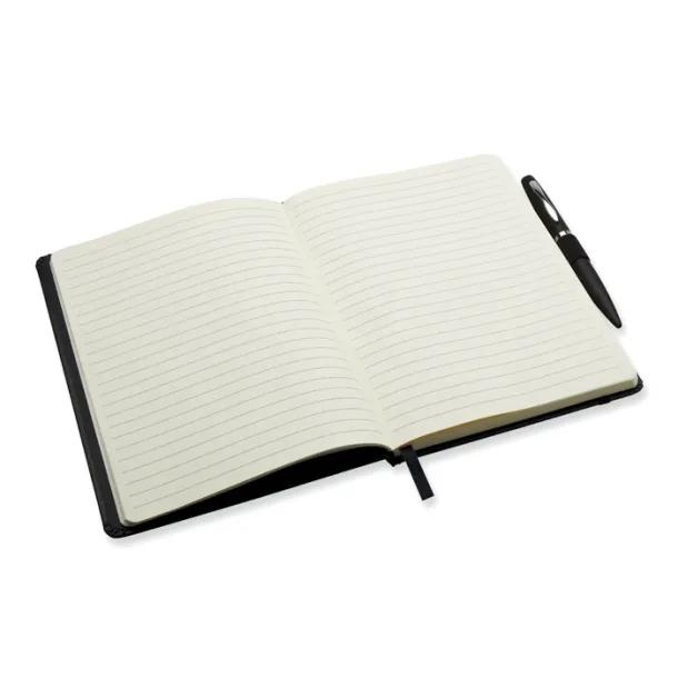 NOTAPLUS A5 notebook with pen Black