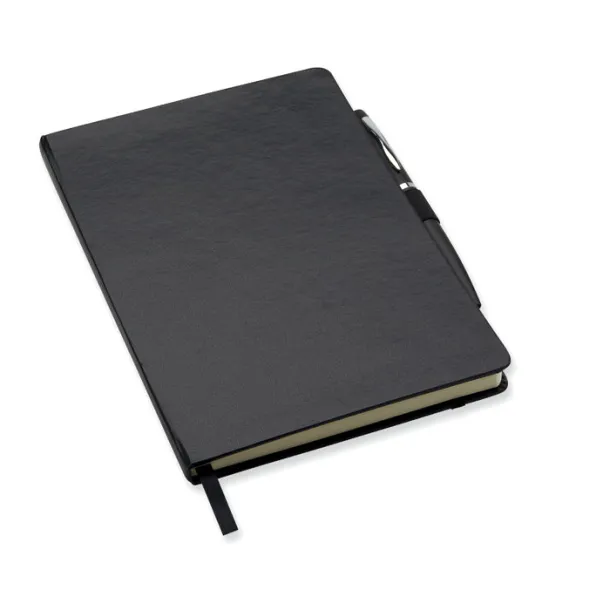 NOTAPLUS A5 notebook with pen Black