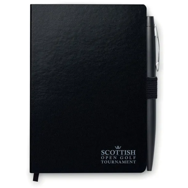 NOTAPLUS A5 notebook with pen Black