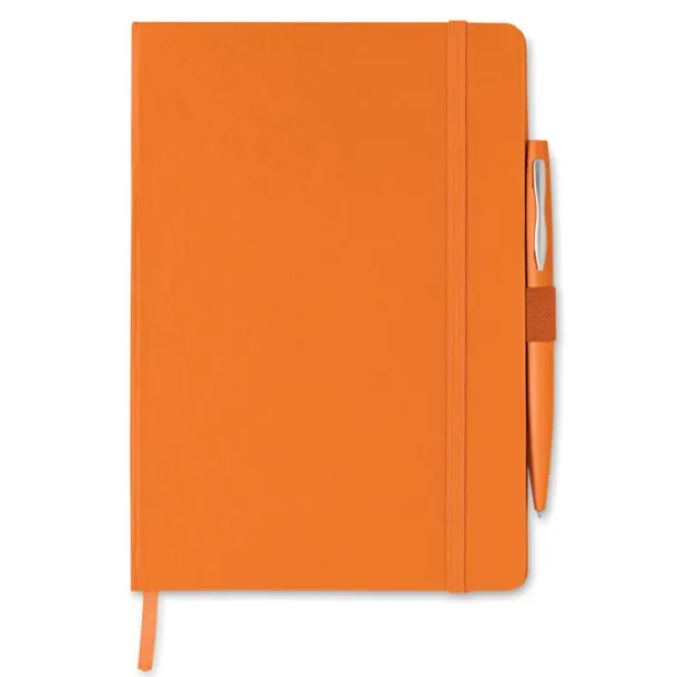 NOTAPLUS A5 notebook with pen Orange