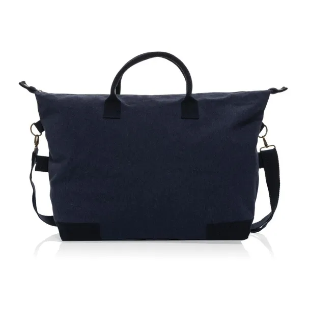  Kezar AWARE™ 500 gsm recycled canvas deluxe weekend bag - XD Collection Navy Blue 