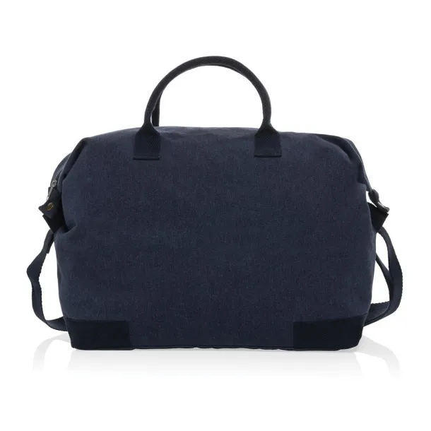  Kezar AWARE™ 500 gsm recycled canvas deluxe weekend bag - XD Collection Navy Blue 