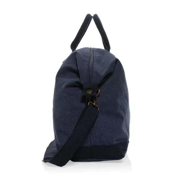  Kezar AWARE™ 500 gsm recycled canvas deluxe weekend bag - XD Collection Navy Blue 