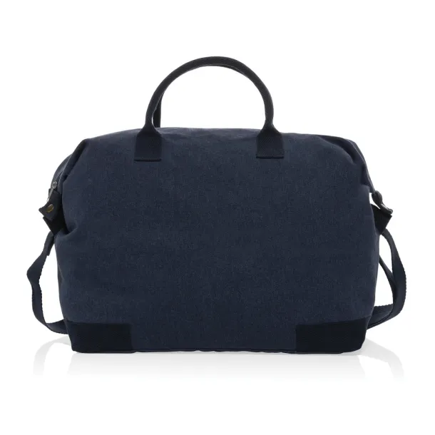  Kezar AWARE™ 500 gsm recycled canvas deluxe weekend bag - XD Collection Navy Blue 