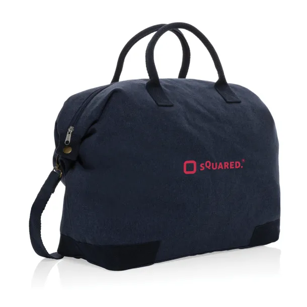  Kezar AWARE™ 500 gsm recycled canvas deluxe weekend bag - XD Collection Navy Blue 