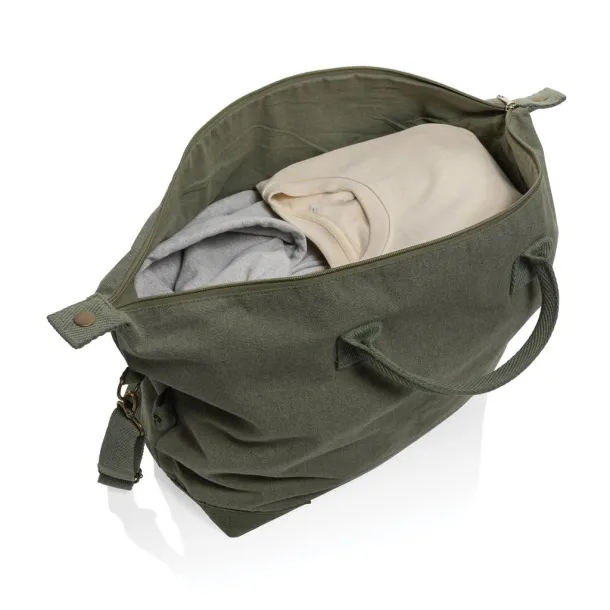  Kezar AWARE™ 500 gsm recycled canvas deluxe weekend bag - XD Collection Green 