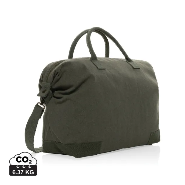  Kezar AWARE™ 500 gsm recycled canvas deluxe weekend bag - XD Collection Green 