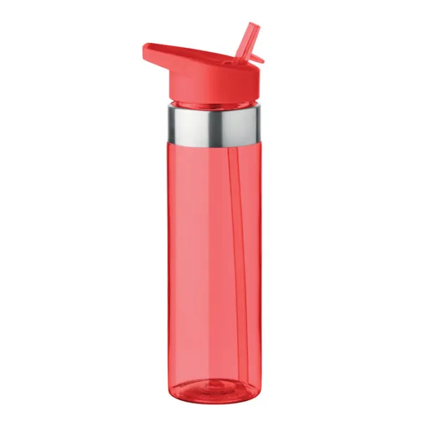 SICILIA 650 ml tritan bottle transparent red