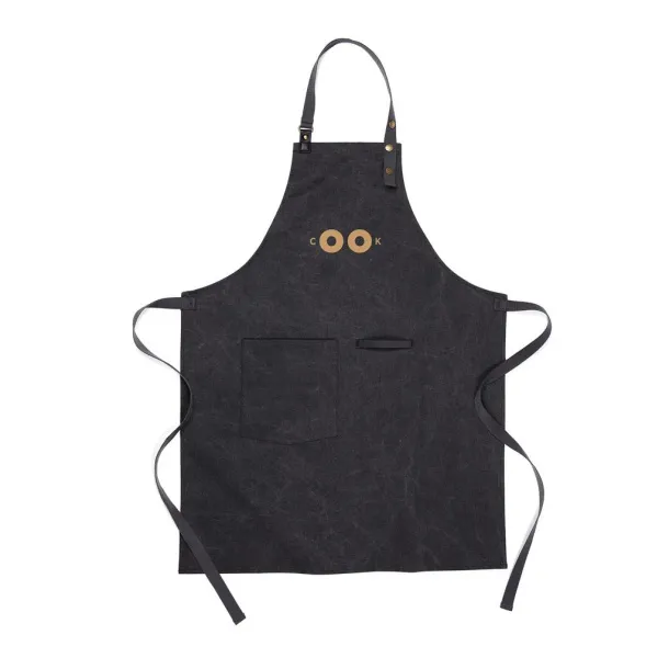  VINGA Tome apron, 420 g/m2 - Vinga black 