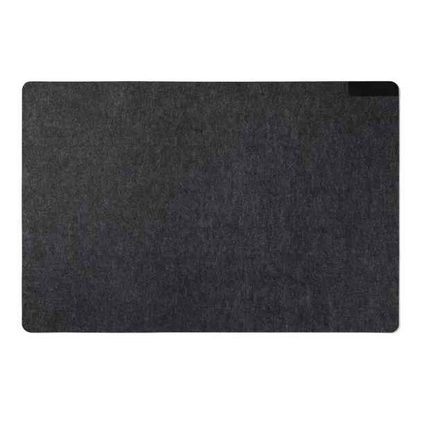  VINGA Albon GRS recycled felt desk pad - Vinga Crna