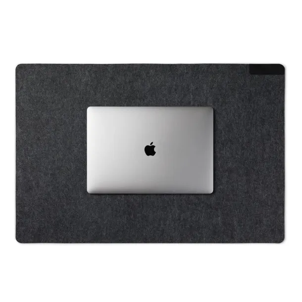  VINGA Albon GRS recycled felt desk pad - Vinga black 