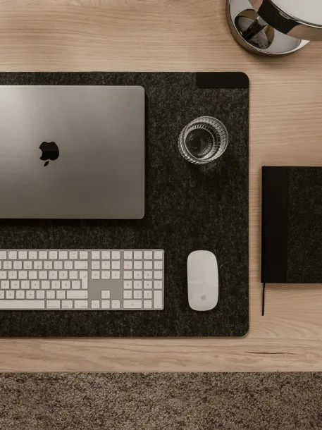  VINGA Albon podloga za stol od GRS recikliranog filca - Vinga Crna