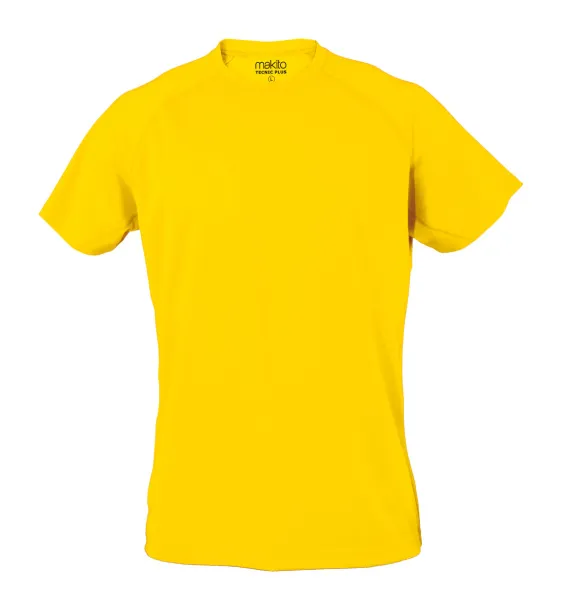 Tecnic Plus T sport T-shirt Yellow