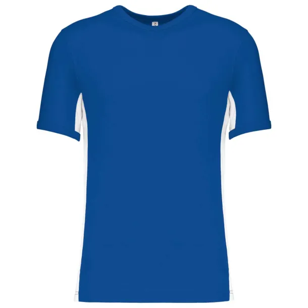 TIGER SHORT-SLEEVED TWO-TONE T-SHIRT - Kariban Royal blue White