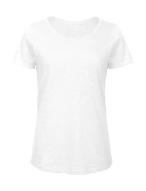  Organic Inspire Slub /women T-shirt - B&C Chic Pure White