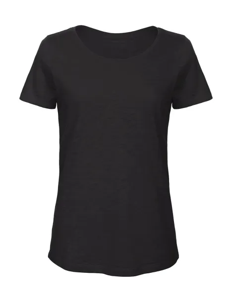  Organic Inspire Slub /women T-shirt - B&C Chic Black