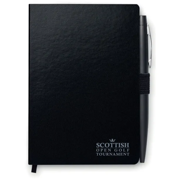 NOTALUX notes s kemijskom olovkom, A6 Crna