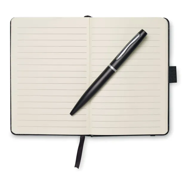 NOTALUX A6 notebook with pen Black