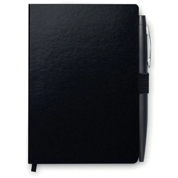 NOTALUX A6 notebook with pen Black