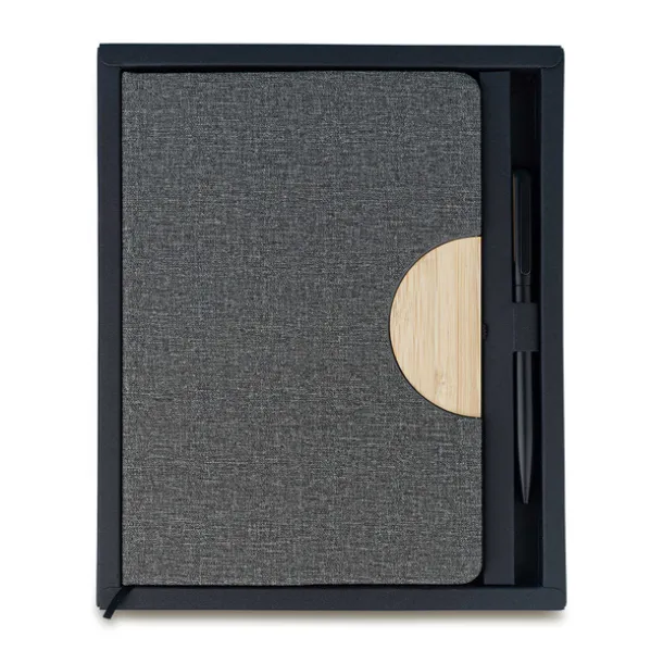 FOLD notepad and pen set Grey