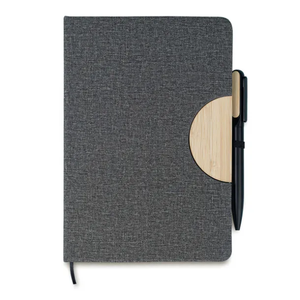 FOLD notepad and pen set Grey