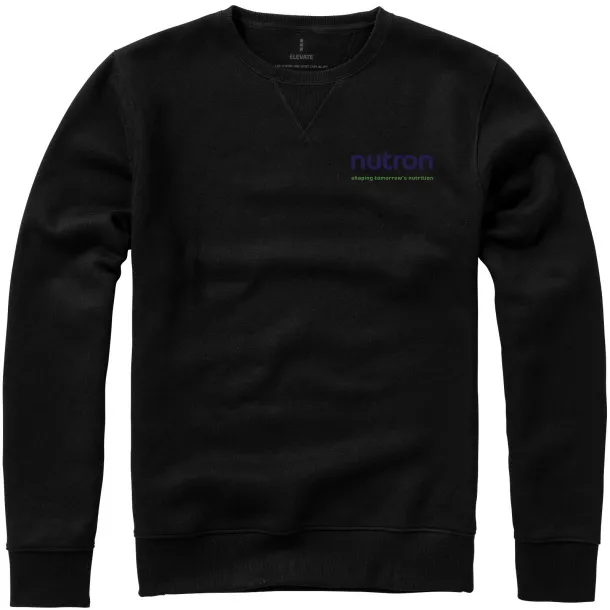 Surrey crew Sweater - Elevate Solid black