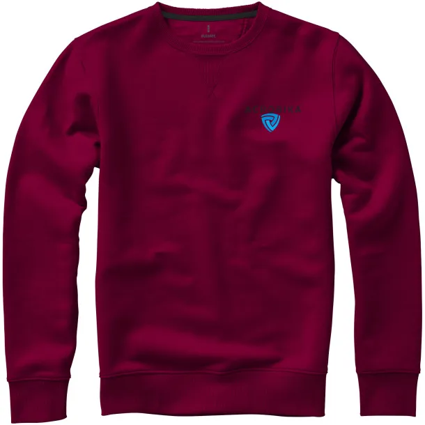 Surrey crew Sweater - Elevate Burgundy