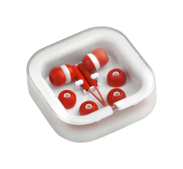 Cort earphones White Red