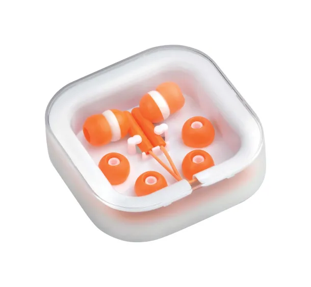 Cort earphones White Orange