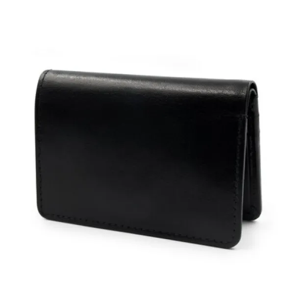 Henrye Leather wallet Exclusive Collection, credit card holder, RFID protection Crna
