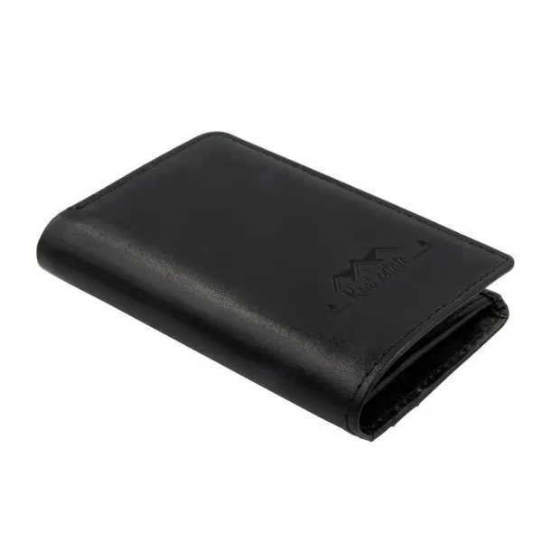 Henrye Leather wallet Exclusive Collection, credit card holder, RFID protection black