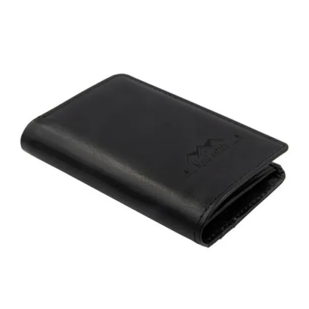 Henrye Leather wallet Exclusive Collection, credit card holder, RFID protection Crna